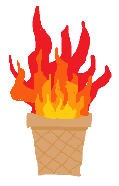 pyros fave icecream flavor. fire